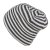Czapka - Gårda Saint-Gervais Striped Wool Mix Beanie (ciemnoszary/biały)