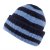 Czapka - Gårda Lech Striped Wool Mix Beanie (niebieski)