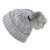 Czapka - Gårda Saas-Fee Cable Knit Wool Mix Beanie (szary)