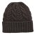 Czapka - Gårda Villars Cable Knit Wool Mix Beanie (brązowy)