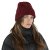 Czapka - Gårda Bormio Cable Knit Wool Mix Beanie (burgundia)