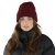 Czapka - Gårda Bormio Cable Knit Wool Mix Beanie (burgundia)