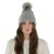 Czapka - Gårda Saas-Fee Cable Knit Wool Mix Beanie (szary)