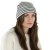 Czapka - Gårda Saint-Gervais Striped Wool Mix Beanie (ciemnoszary/biały)