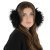 Ogrzewacze do uszu - Gårda Avola Faux Fur Ear Muffs (czarny)