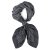 Apaszka - Gårda Lourdes Satin Scarf (czarny)