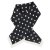 Apaszka - Gårda Polka Dot Satin Scarf (czarny)
