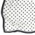 Apaszka - Gårda Polka Dot Satin Scarf (biały)