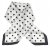 Apaszka - Gårda Polka Dot Satin Scarf (biały)