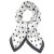 Apaszka - Gårda Polka Dot Satin Scarf (biały)