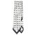 Apaszka - Gårda Polka Dot Satin Scarf (biały)