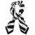 Apaszka - Gårda Zebra Satin Scarf (czarny)
