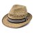 Słomiany kapelusz - Gårda Agulo Natural Straw Trilby (naturalny/brązowy)