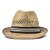 Słomiany kapelusz - Gårda Agulo Natural Straw Trilby (naturalny/brązowy)