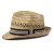 Słomiany kapelusz - Gårda Agulo Natural Straw Trilby (naturalny/brązowy)