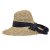 Słomiany kapelusz - Gårda Dubrovnik Sun Hat (naturalny/czarny)
