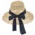 Słomiany kapelusz - Gårda Dubrovnik Sun Hat (naturalny/czarny)