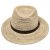 Słomiany kapelusz - Gårda Funchal Raffia Fedora (jasny naturalny/ciemny brąz)