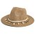 Słomiany kapelusz - Gårda Nerja Fedora (khaki)
