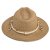 Słomiany kapelusz - Gårda Nerja Fedora (khaki)