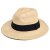 Słomiany kapelusz - Gårda Positano Fedora (naturalny/czarny)