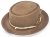 Kapelusze - Gårda Corby Pork Pie (jasnobrązowy)