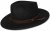 Kapelusze - Gårda San Giulio Fedora (czarny)