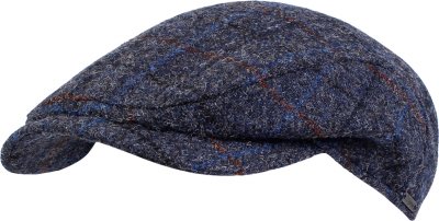 Kaszkiet - Wigéns Ivy Contemporary Cap Harris Tweed Wool (Niebieski)