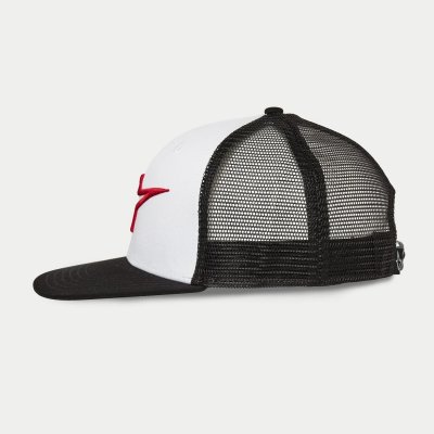 Czapka - Alpinestars Corp Trucker Cap (biały/czarny)