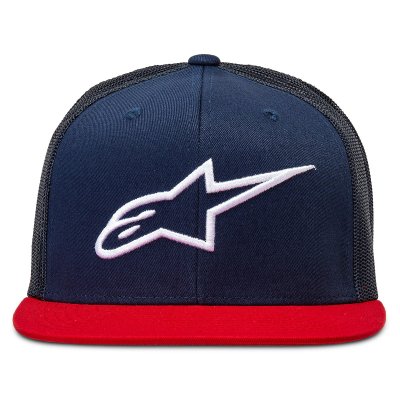 Czapka - Alpinestars Corp Trucker Cap (niebieski/czerwony)