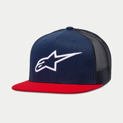 Czapka - Alpinestars Corp Trucker Cap (niebieski/czerwony)
