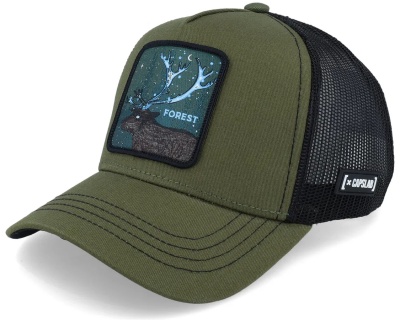 Czapka z daszkiem - Capslab Fantastic Beasts Forest Trucker (ciemnozielony/czarny)