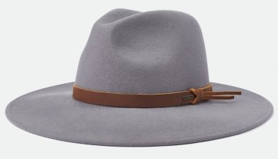Kapelusze - Brixton Field Proper Hat (szary)
