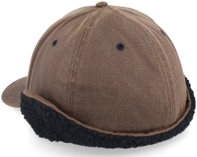 Czapka - John Deere Oil Cotton Sherpa Lining (brązowy)