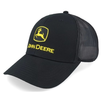 Czapka z daszkiem - John Deere Current JD TM Embroidery Trucker (czarny)