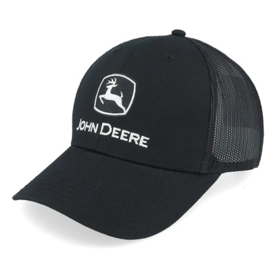 Czapka z daszkiem - John Deere Current JD TM Embroidery Trucker (czarny)