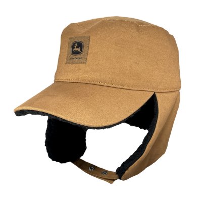 Czapka - John Deere Cotton Faux Fur Lining Hat (brązowy)