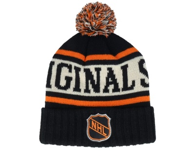 Czapka - American Needle NHL Pillow Line Knit (czarny/biały/pomarańczowy)