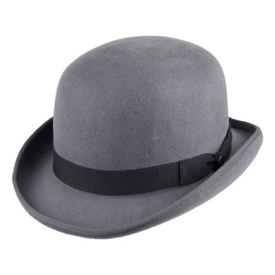 Kapelusze - Jaxon English Bowler Hat (szary)