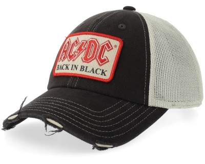 Czapka z daszkiem - American Needle ACDC Orville Trucker (biały/czarny)