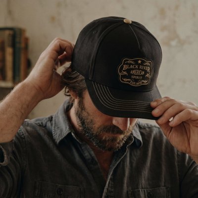 Czapka z daszkiem - Black River Midnight Trucker (czarny)
