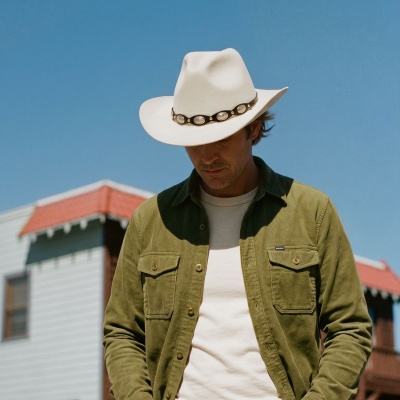 Kapelusze - Gårda Pueblo Cowboy (biały)