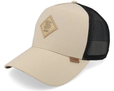 Czapka z daszkiem - Djinns HFT Cap Plainlace Trucker (piasek)