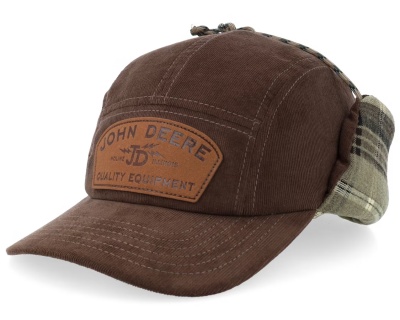 Czapka z daszkiem - John Deere Winter Cap (brązowy)