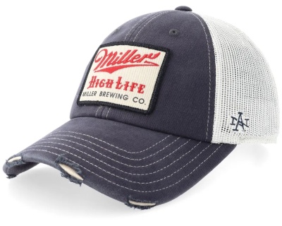 Czapka z daszkiem - American Needle Miller High Life Trucker (niebieski/biały)