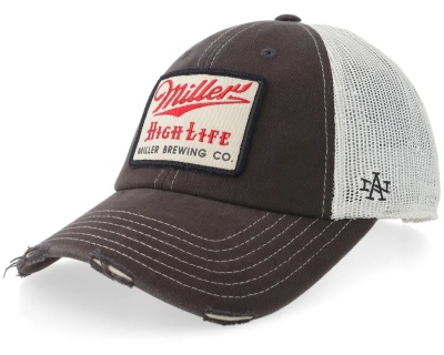 Czapka z daszkiem - American Needle Miller High Life Trucker (ciemnoszary/biały)