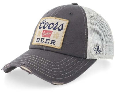 Czapka z daszkiem - American Needle Coors Beer Orville Trucker (szary/biały)