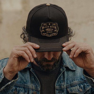 Czapka z daszkiem - Black River Midnight Trucker (czarny)