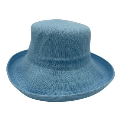 Kapelusze - Jacaru Knitted Bucket Hat (niebieski)
