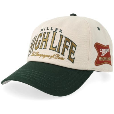 Czapka z daszkiem - American Needle Miller High Life Roscoe Cap (ecru/zielony)